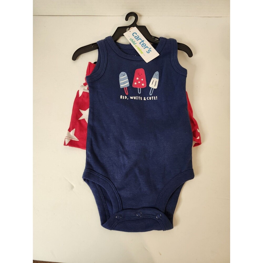 Carters Child-of- Mine Onzie And Short Set 0-3months